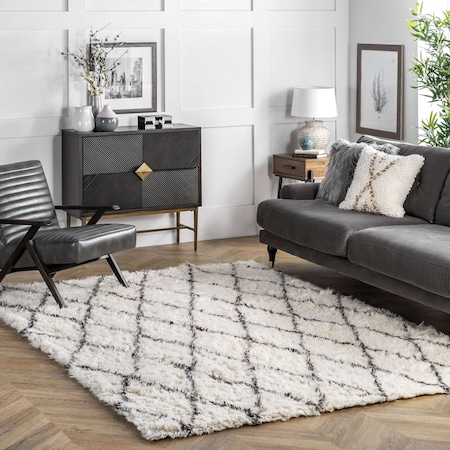 Nuloom Nida Plush Shaggy Area Rug 2ft x 3ft MTVS28A-203